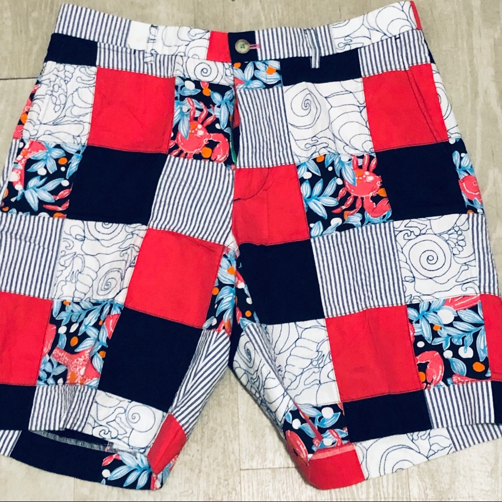 Lilly Pulitzer patchwork shorts